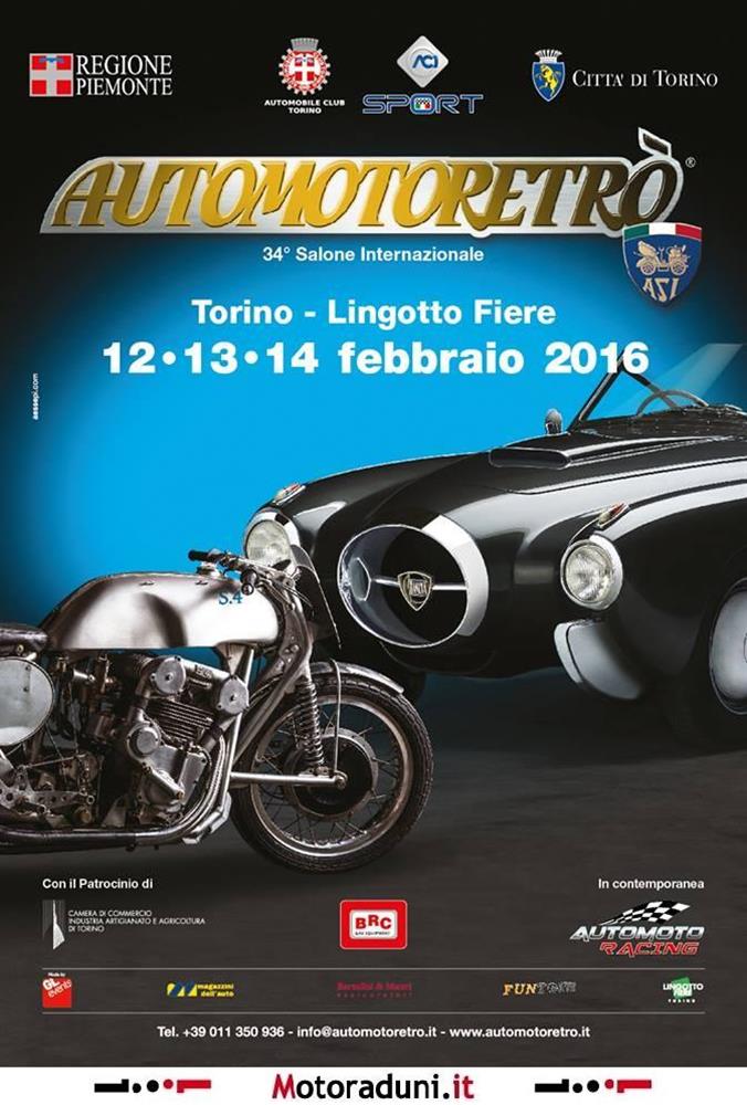34° edizione Automotoretrò 2016 a Torino